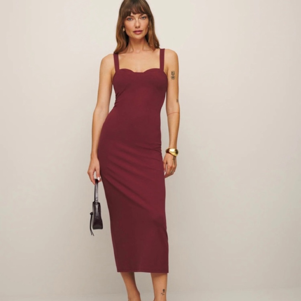 Red Reformation Nelle Knit Dress